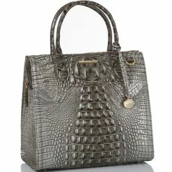 Top 10 ✔️ BRAHMIN Melbourne Collection Caroline Crocodile-Embossed Satchel Bag Steel ???? -BRAHMIN Shop unnamed file 98